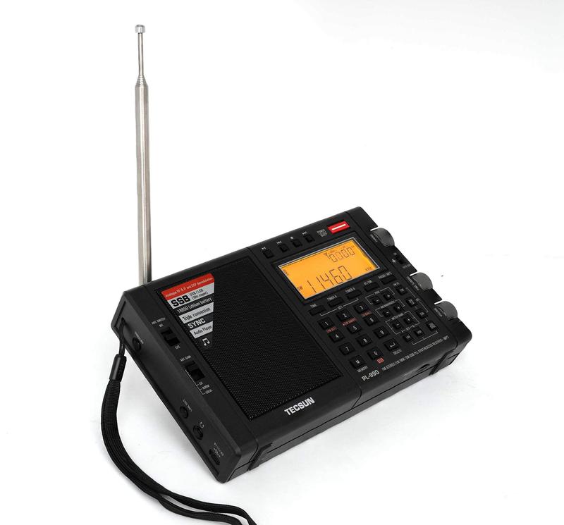Rádio TECSUN PL990 Digital Worldband AM/FM MP3 de ondas curtas